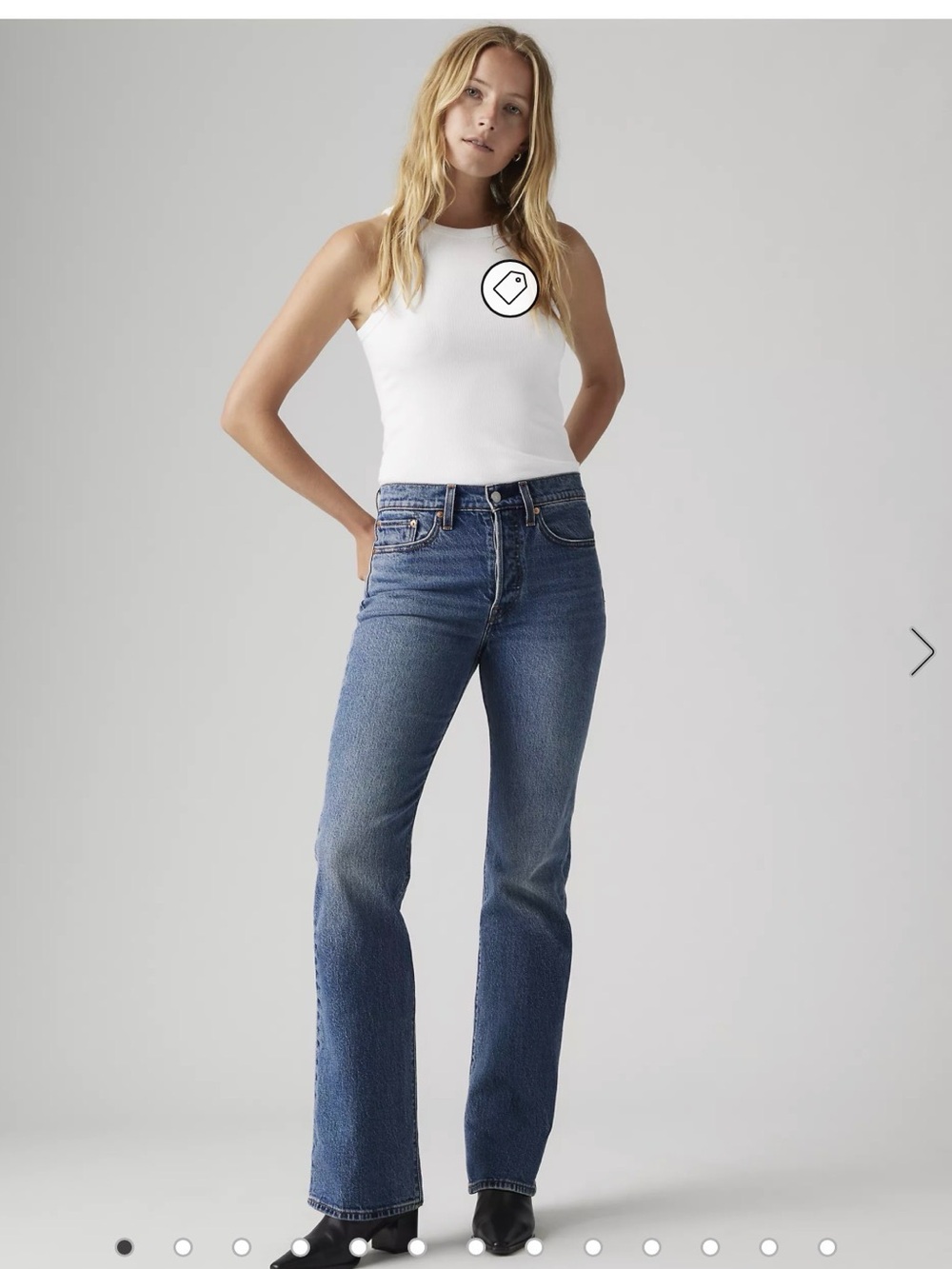 Levi’s wedgie bootcut jeans